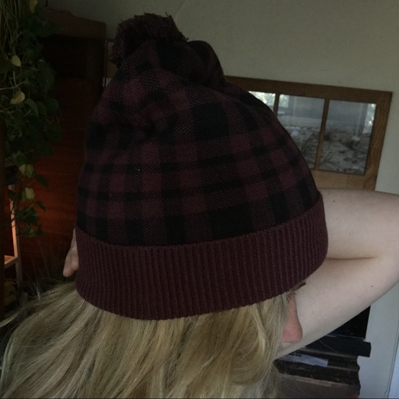 COACH Plaid Pom Pom Hat - Picture 3 of 3
